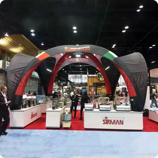 

Maxcanopy Customized 3M 4.8M 6M 9M Waterproof Exhibition Trade Show Arch Gazebo Dome Spider Tent For Outdoor Activities