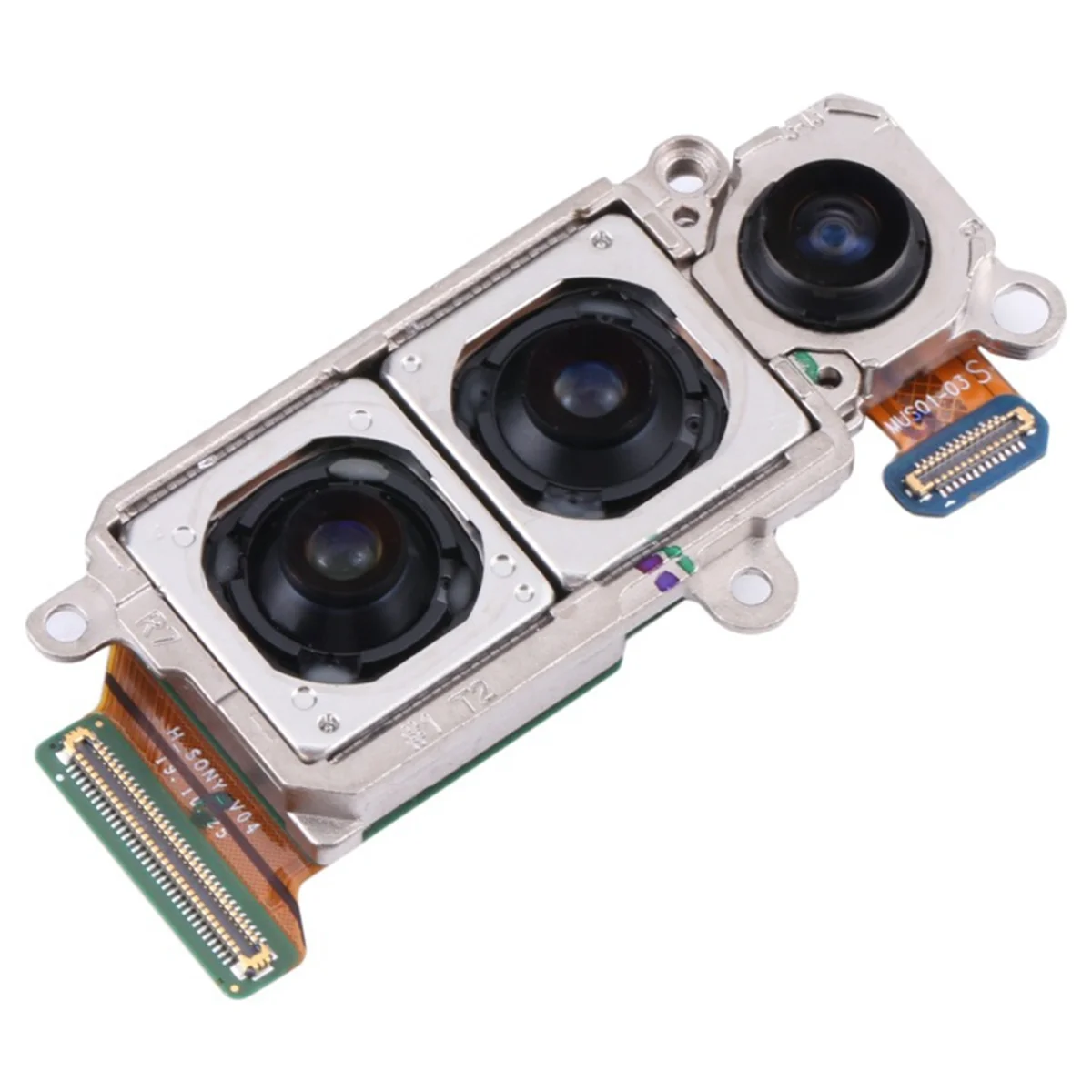 BABQ-Juego de cámara para Samsung Galaxy S21/S21 5G/S21 + 5G SM-G990U/G991U/G996U, teleobjetivo versión estadounidense, reemplazo de cámara principal ancha y trasera