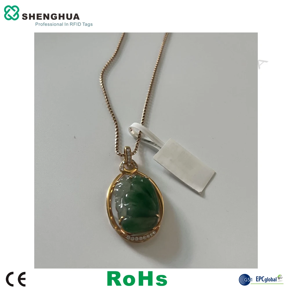 100 قطعة/الحزمة المتاح UHF RFID العلامة مجوهرات تسمية إدارة الأصول EPC Gen2 السلبي مكافحة سرقة مكافحة وهمية