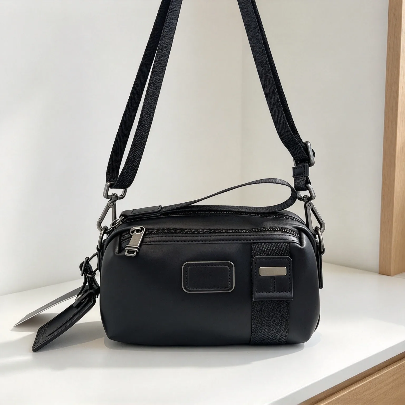 Minimalist Nylon Handbag for Business & Casual, Multi-use Single Shoulder Crossbody Clutch