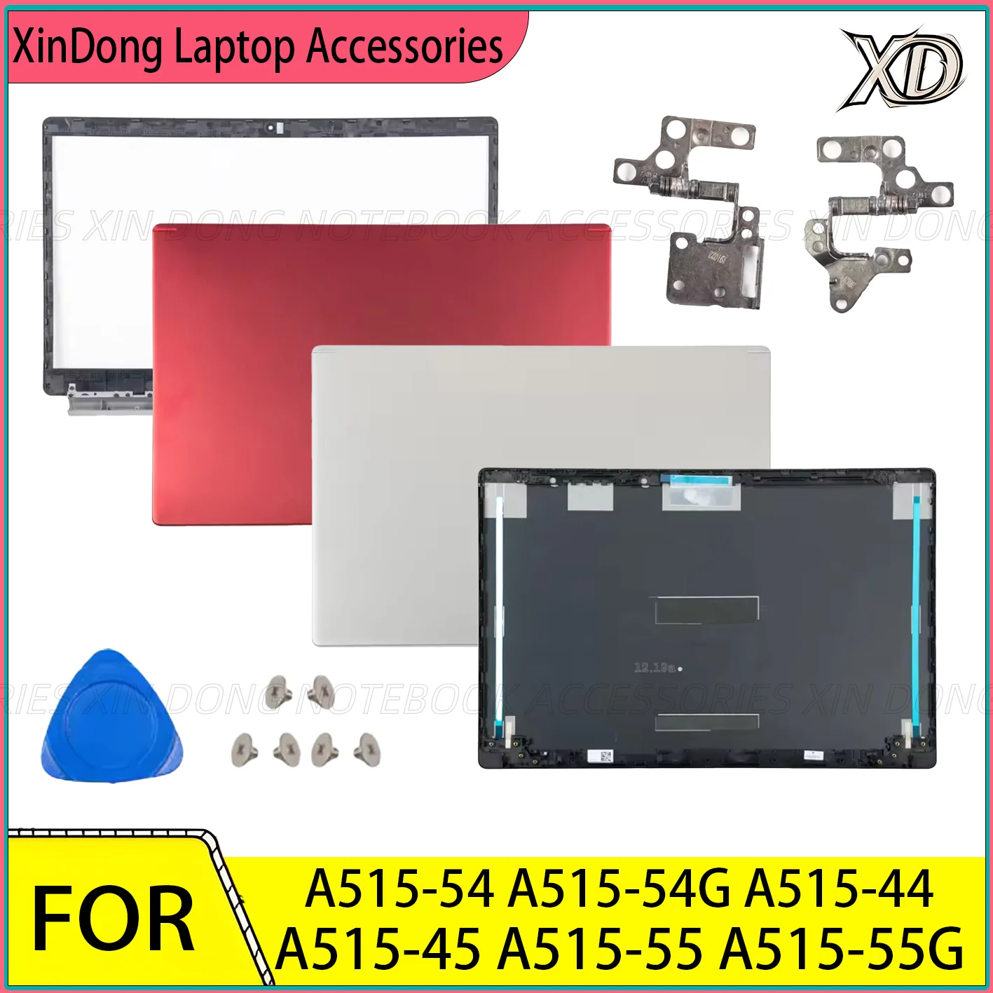 

Задняя крышка ЖК-дисплея для ноутбука + передняя панель с петлями для Aspire 5 A515-54 54G 44 45 55 55G N18Q13, замена