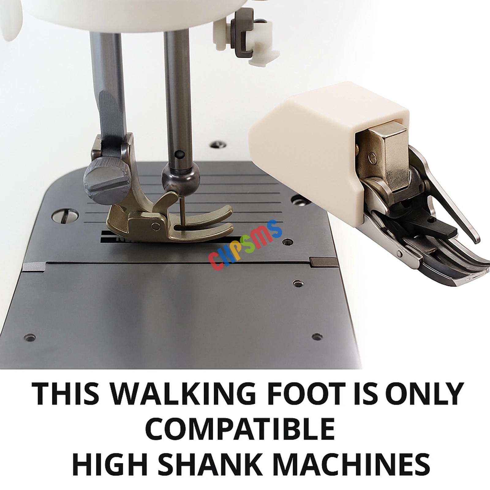 1PCS #XA7253001 High Shank Walking Foot Compatible with JUKI TL-2010Q, TL-98E, TL-98Q, PFAFF  1217, 1221, 1222SE JANOME 1600P