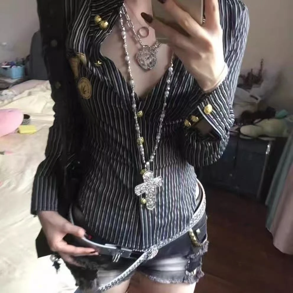 Japonês vintage y2k lolita sem mangas rendas camisas curtas feminino estilo gótico retro estética moda blusa coreano chique primavera