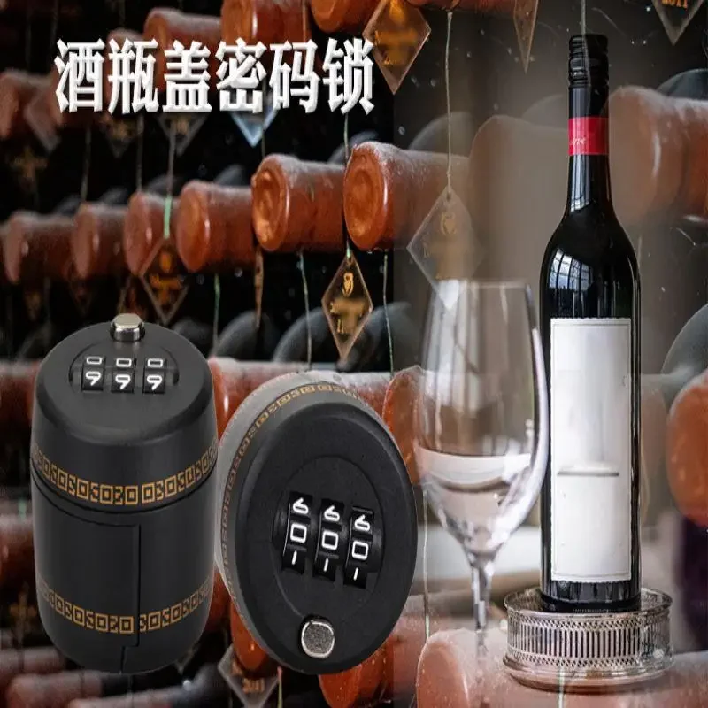 Wine Bottle Seal Vacuum Digital Code Lock Wine Bottle Code Vacuum Storage Lid Home Hardware Vacuum Code Wine Lock