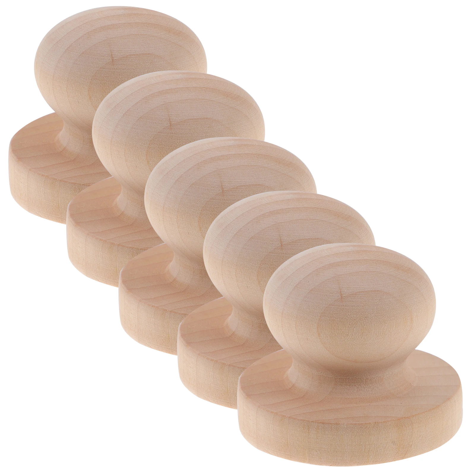 

6pcs Stamp H Wooden Seal H Smooth Polished Exquisite Craft Retro Color Long Use Comfort Grip Easy Install DIY