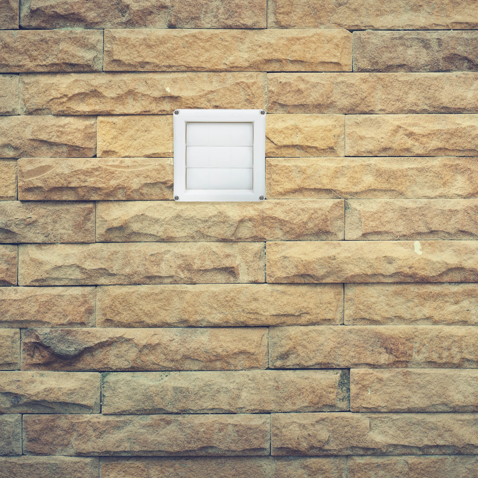 

Plastic Exhaust Vent Fresh Air Inlet Dryer Cover Outdoor Walls Weather Proof Louvered Ventilation System Gas Electric