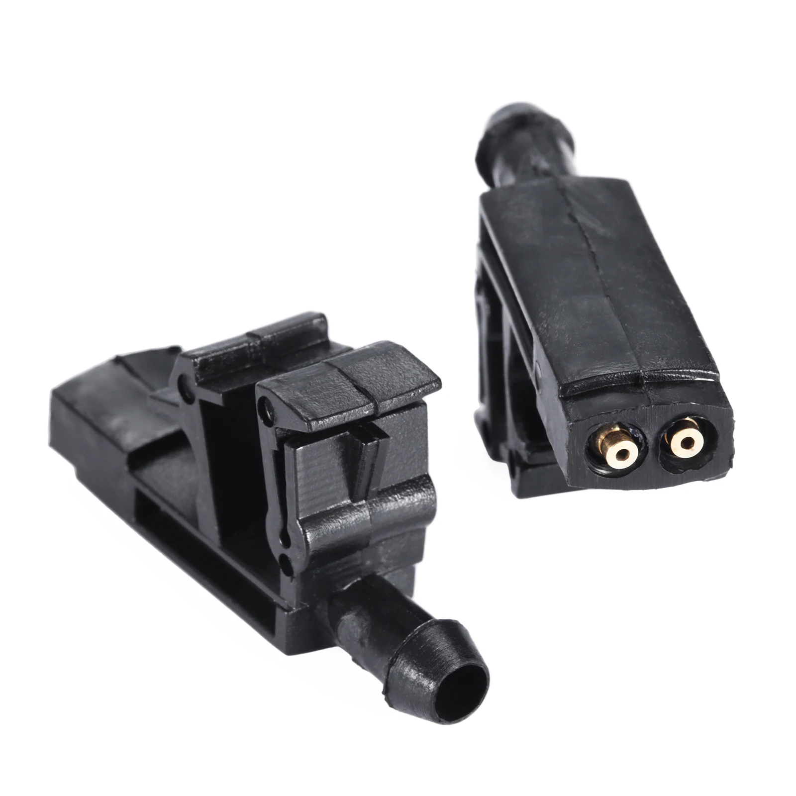 2 Pcs 6438A0 Front Wiper Washer Jet Nozzle Spray Liquid Hood For