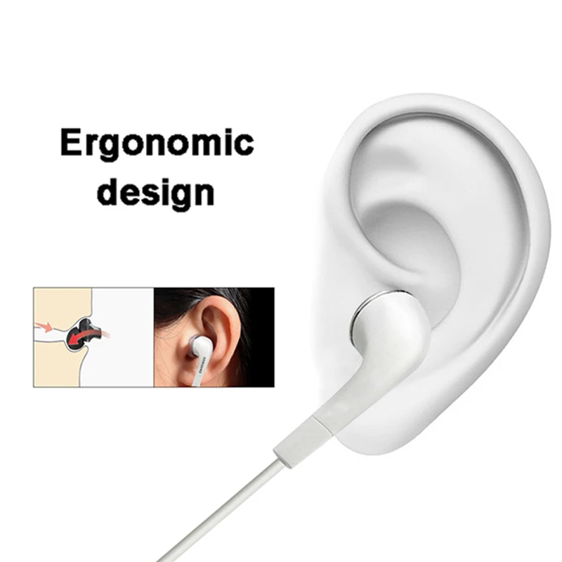 Wired Headphones Stereo In-ear Earphone with Microphone 3.5mm Plug Music Gaming Earbuds For Samsung Galaxy S21 Huawei Xiaomi 12