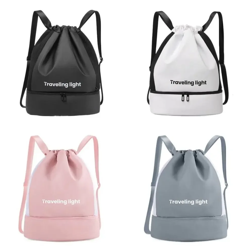 مقاوم للماء حقيبة اللياقة البدنية السفر الجاف الرطب فصل حقيبة أحذية مستقلة السباحة حقيبة اليوغا Splashproof سعة كبيرة