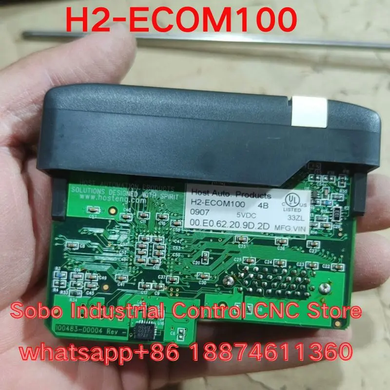 Second-hand test OK H2-ECOM100 Ethernet Communication Module