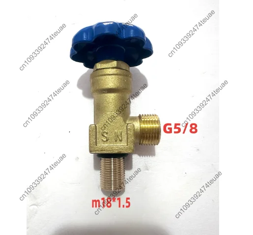 18 * 1.5 valve, carbon fiber valve Small gas cylinder 18 * 1.5 interface High pressure diving High pressure valve