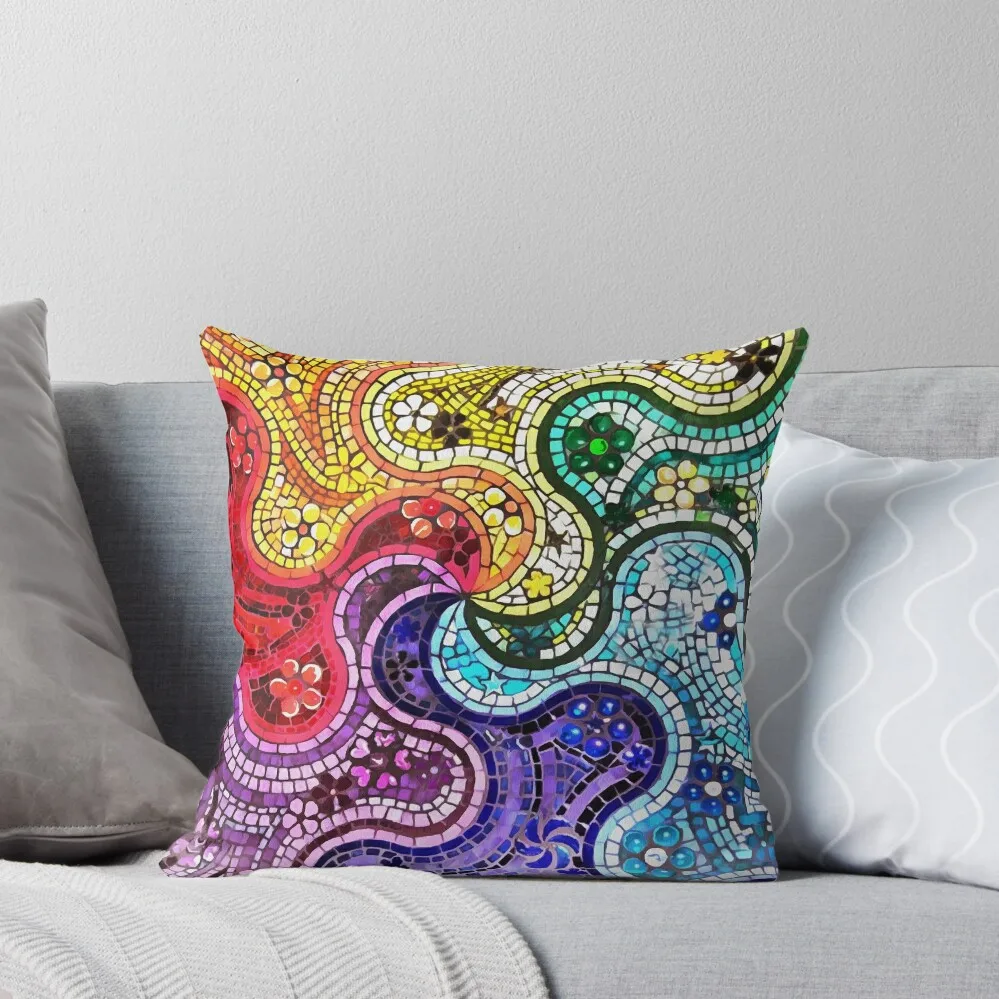 

Gaudi Barselona mosaic Throw Pillow anime girl bed pillows christmas pillowcases Decorative Cushion pillow