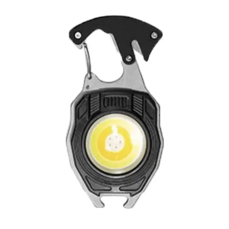 Type-C Mini Keychain, Rechargeable Outdoor Camping & Car Repair Multi-function COB Work Light