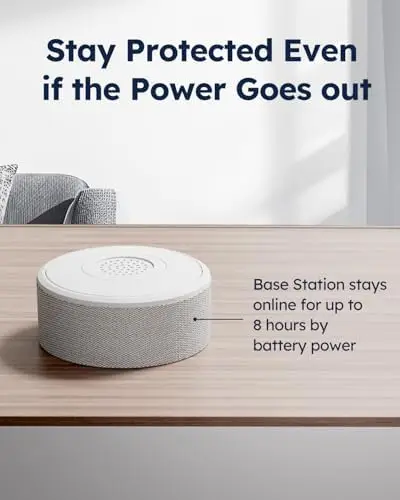 

Smart WiFi Door Alarm Kit, 8-Piece Wireless Security System with App Alerts, Works with Alexa