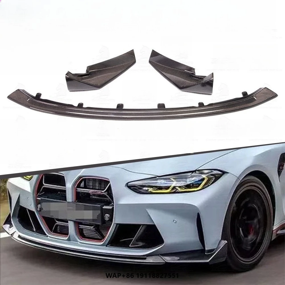 

CSL Type Car Bumper Carbon Fibre Front Bumper Lip for G80 G82 G83 M3 M4 2021+
