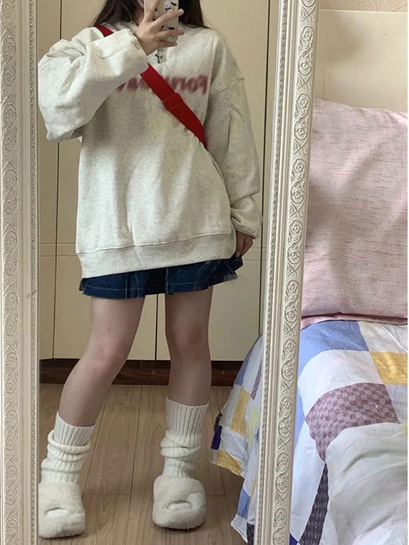 High Waist Pleated Denim  Skirt Women plus Size Conceal Belly Slim A-Line ort Skirts Summer Vintage Korean Sle