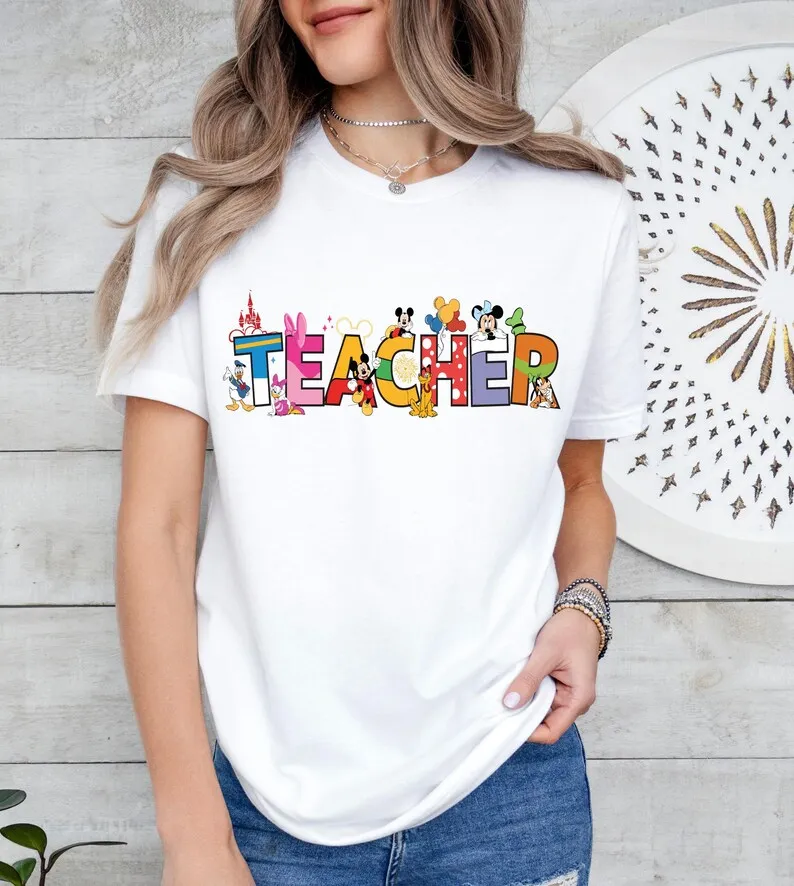 

Disney Lehrer Shirt, Micky Lehrer Geschenke, Kindergärtnerin T-Shirt, Disneyland Elementarlehrer T-Shirt,