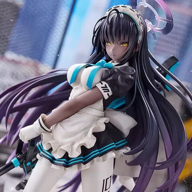 

Новая коллекционная фигурка Карин Какудатэ из Blue Archive, 25 см, синяя, из ПВХ, для декора рабочего стола, модель для демонстрации для фанатов аниме и игр.