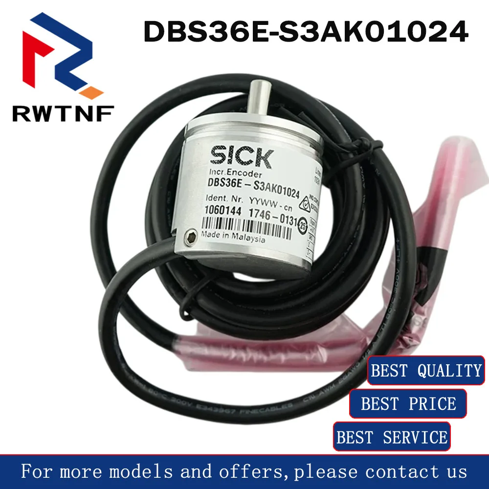 Brand New Genuine DBS36E-S3AK01024 SICK Solid Shaft Encoder Part Number 1060144,100% original warehouse stock