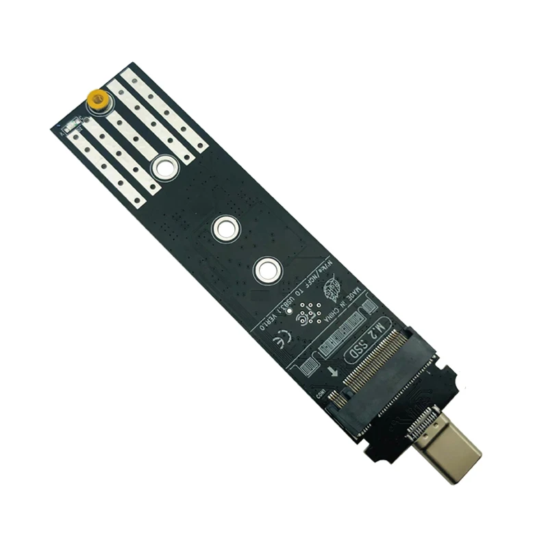 M.2 NVME/SATA USB3.1 Type-C อะแดปเตอร์ Dual Protocol M2 SSD M.2 to USB3.1 อะแดปเตอร์สําหรับ M.2 NVME PCIe SATA NGFF M2 SSD RTL9210B