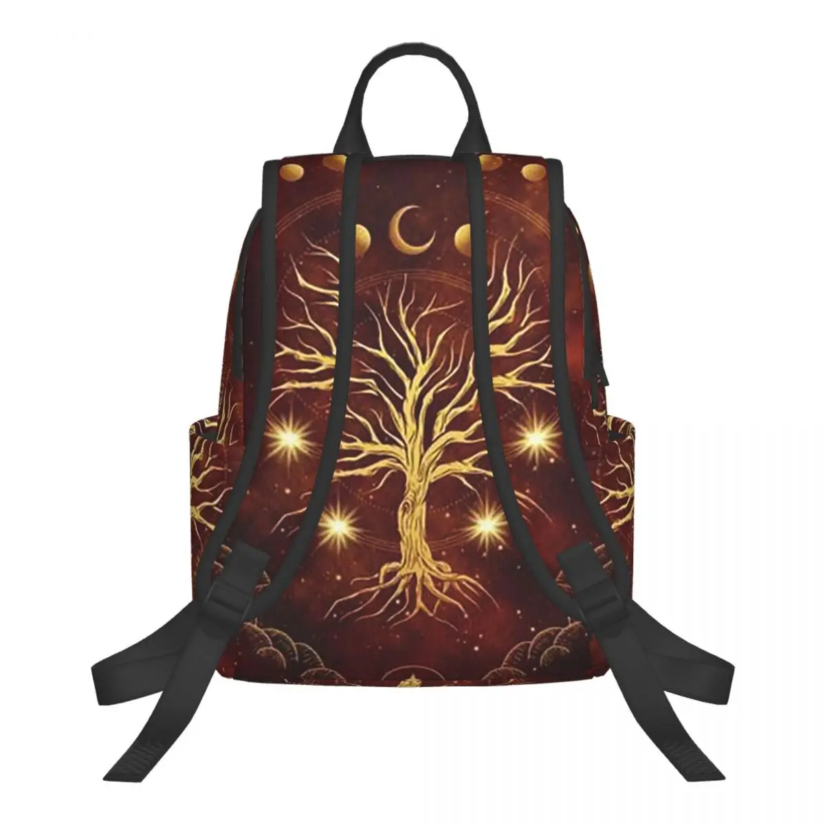 Tree Of Life Under The Stars Student Backpack School Bag Hiking Travel Daypack for Boys Girls Bookbag Shoulder Bags