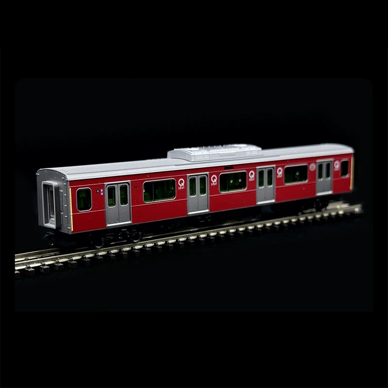 Two-section KATO Train Model 1/150N Scale 10-958 Tokyu Electric Railway Rail Car 5050 Series Qseat Car Model Toy