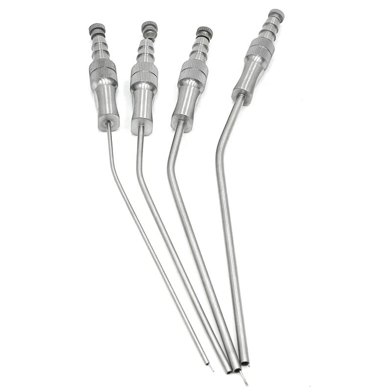 Dental Aspirator Suction Tube Ferguson Frazier Implant Surgical Tool Oral Weak Straw Tubes Stainless Steel 2/3mm/4mm/5mm