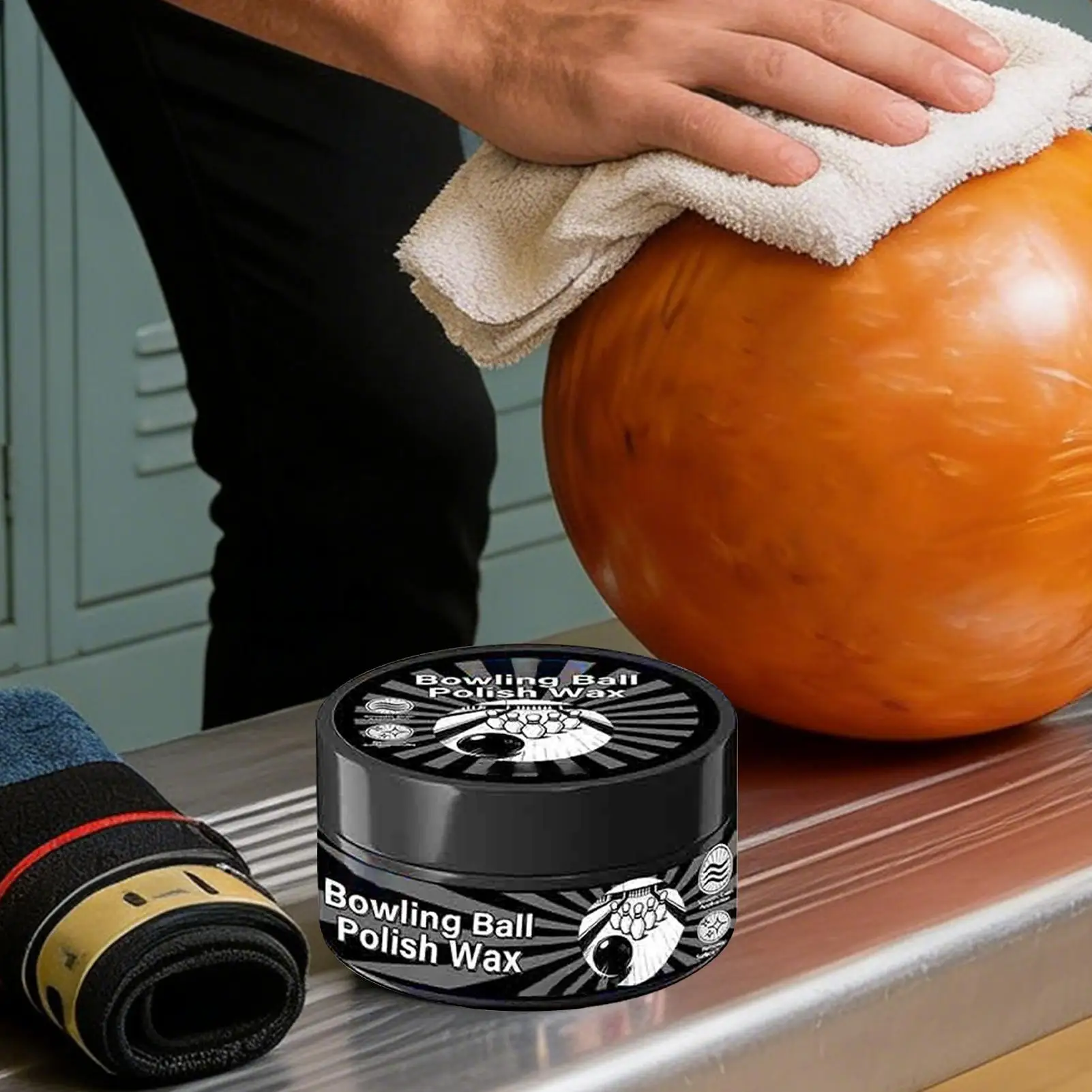 Bowling Ball Cleaning Wax Stain Removal Scratch Restoration Bowling Ball Dust Removal Paste For Adults Men Women Professionals
