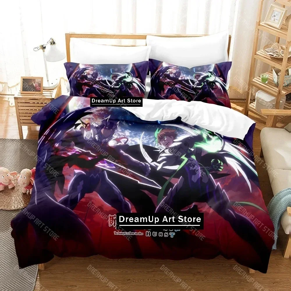 2026 AnimeTestament Of Sister New Devil Bedding Set Quilt Cover Bed Cover With Pillowcase Twin Single Queen King Size Boys Adult