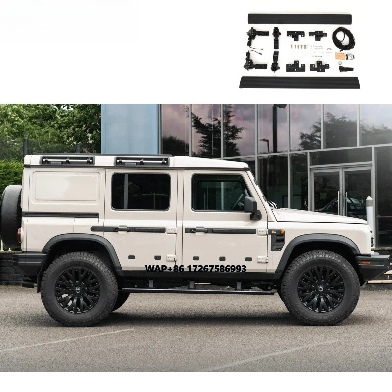 Grenadier Electric Side Step Fit for Grenadier From 2023 to 2025 Year Running Board with LED Strips Electric Step for Grenadier