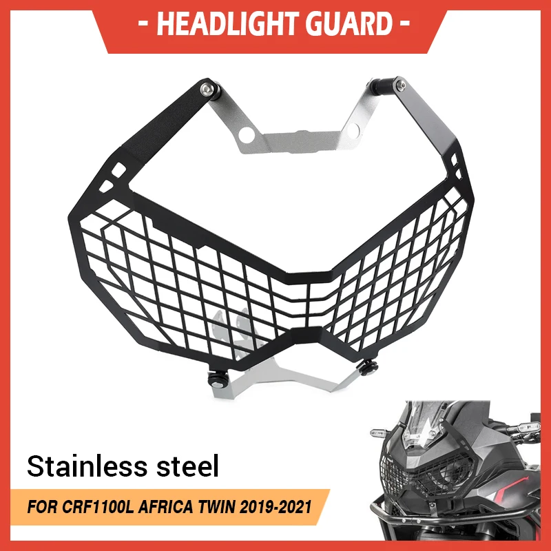 

FOR HONDA CRF1100L CRF 1100L AFRICA TWIN STD 2019 2020 2021 Motorcycle Headlight Protector Grille Guard Cover Protection Grill