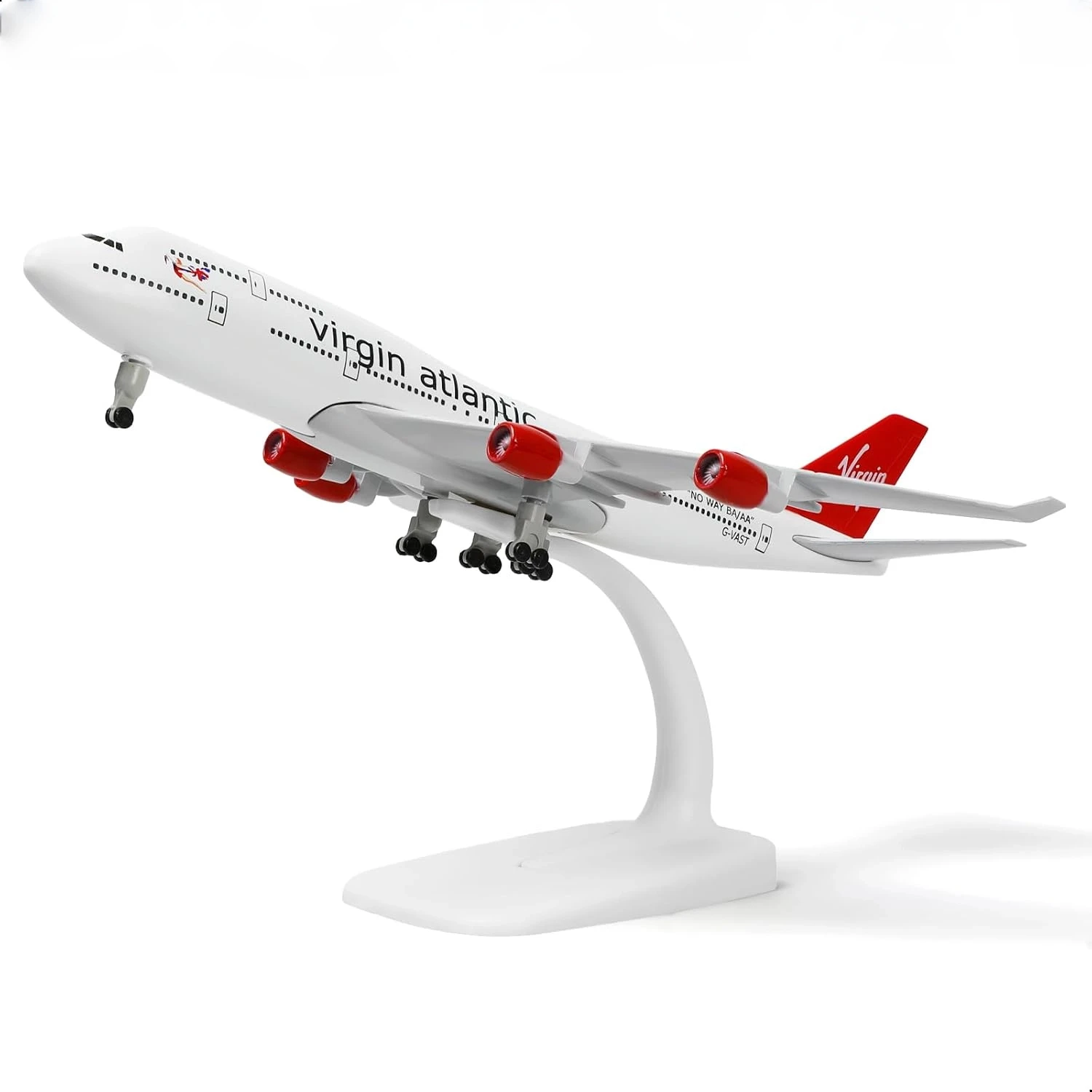 20 سنتيمتر B747 البريطانية VAA دييكاست نموذج معدني طائرة عدة للبالغين عشاق الطيران تحصيل للعرض أو الهدايا