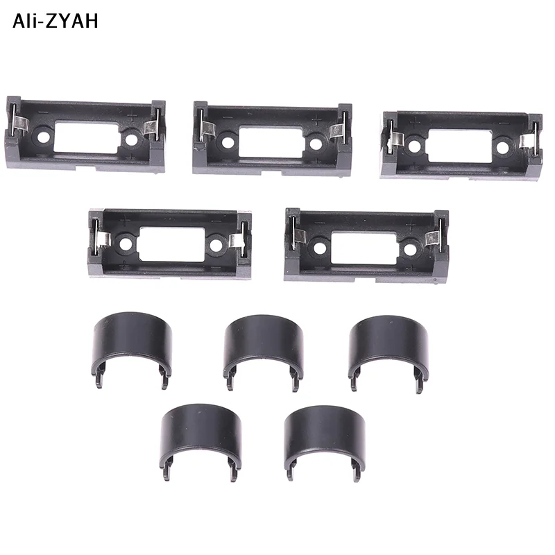 【Aw】5 PCS Plug-in CR123A Battery Holder 16340 Battery Box LIR123A Battery Storage Box CR123A Battery Box Cover For PCB DIY