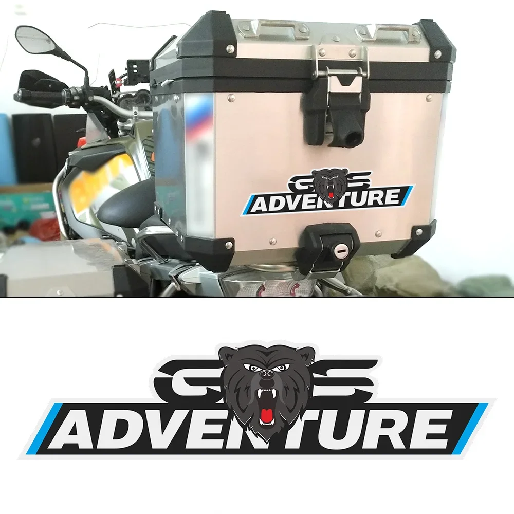 

Motorcycle Sticker Luggage Tail Top Side For BMW F800GS F800 GS ADV Aluminum Box Case Decal F800GS Moto Sticker Film Adventure