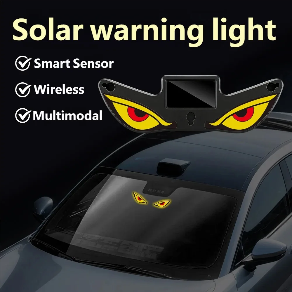 

Monster Eye Antenna Flash Light Solar Car Decoration Demon Light Universal Roof Anti-Rear-End Demon Eye Modification