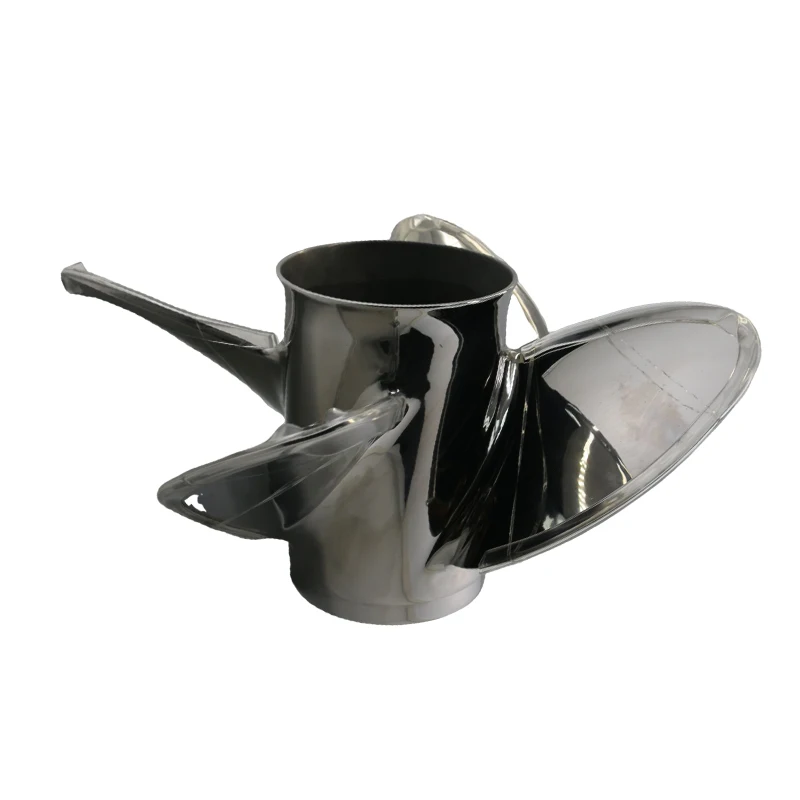 Captain Outboard Stainless Steel Propeller 13x19 Fit Suzuki Engines DF50AV DF60AV DF70A DF90A DF115 DF140A 15 Tooth 4 Blades RH