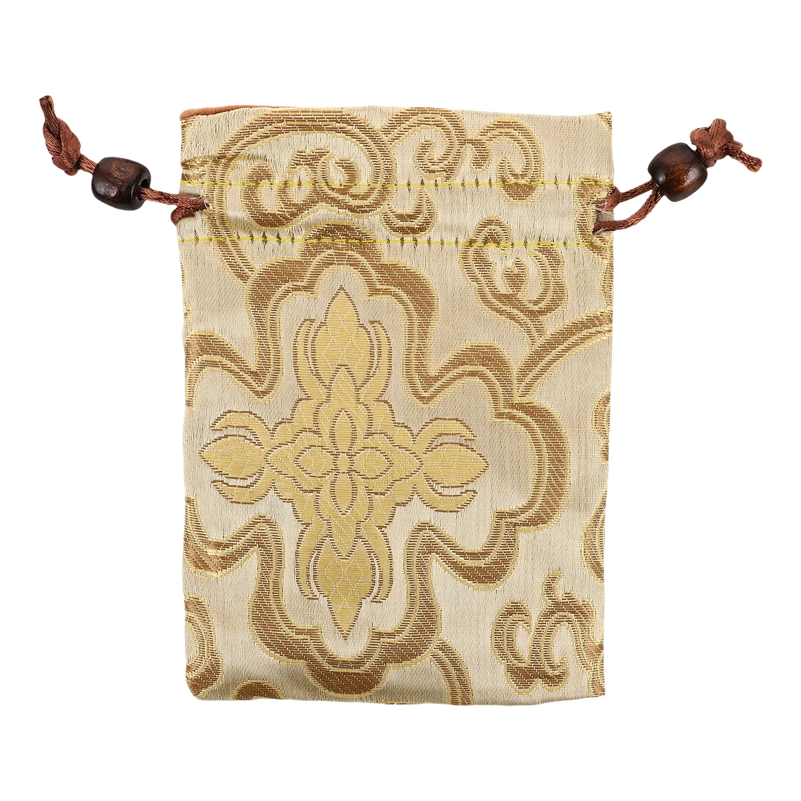 

Handmade Brocade Storage Bag for Singing Bowl Small Jewelry Pouch Drawstring Silk Pouch Embroidered Asian Organizer Cultural