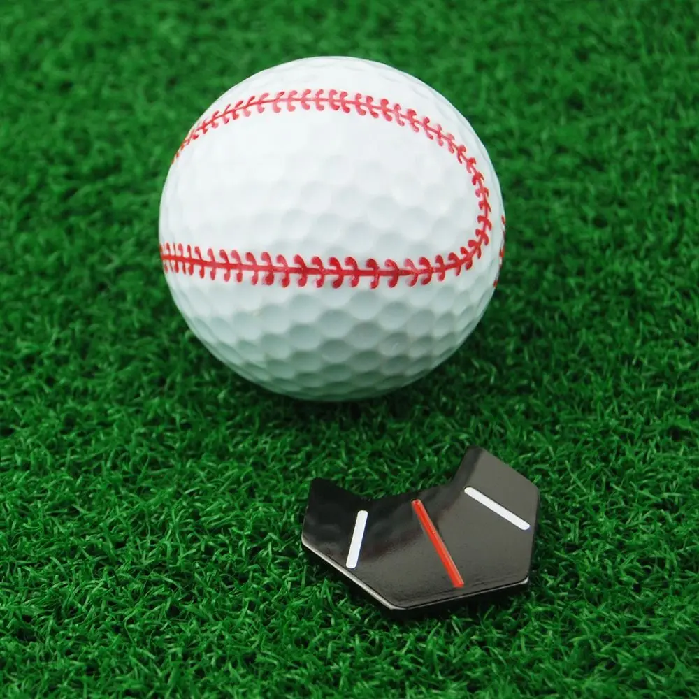 Golf Ball Marker Zinc Alloy Golf Hat Clip Ball Marker Small Convenient Magnetic Golf Marker Magnetic Black/Silver Golf Traning