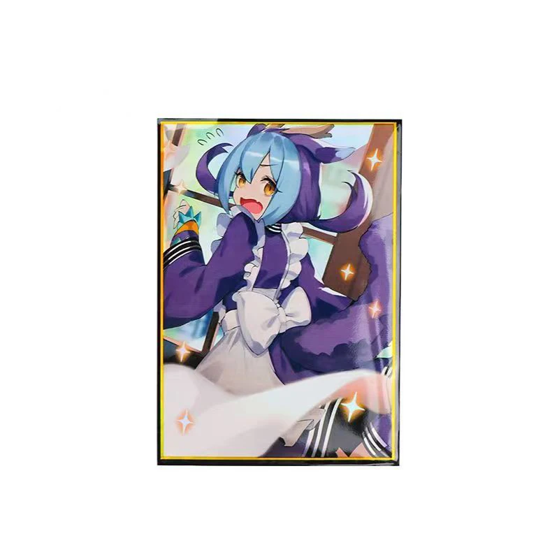 

63x90 мм 50 шт./лот голографические Рукава YUGIOH защитные рукава для карт иллюстрации аниме чехол для карт для настольных игр торговые карты