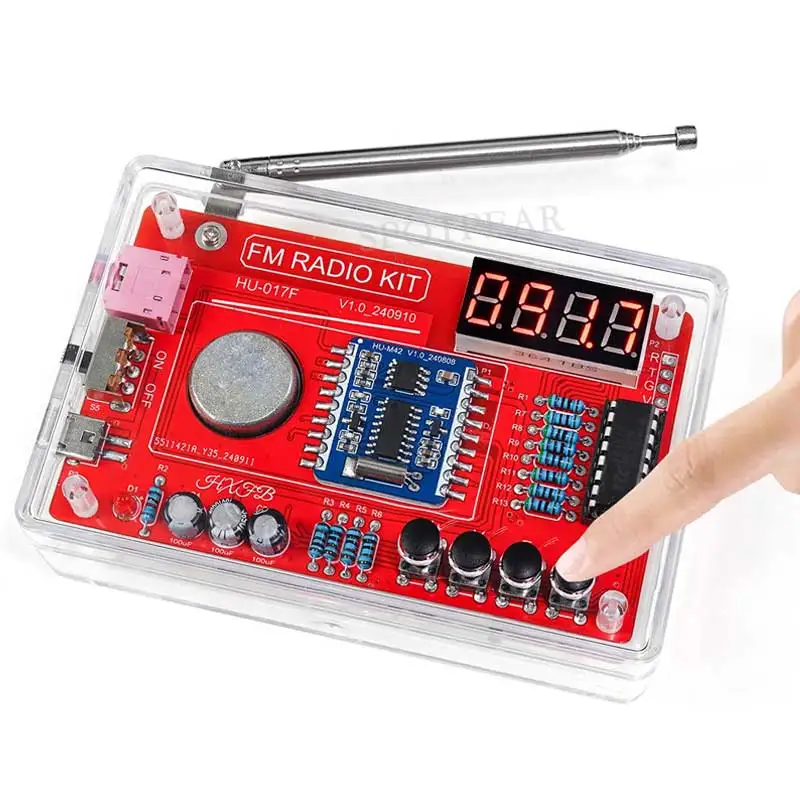 FM Radio DIY Electronic Kit Soldering Practice Circuit Board Development Board Interesting Teaching Experiment Project
