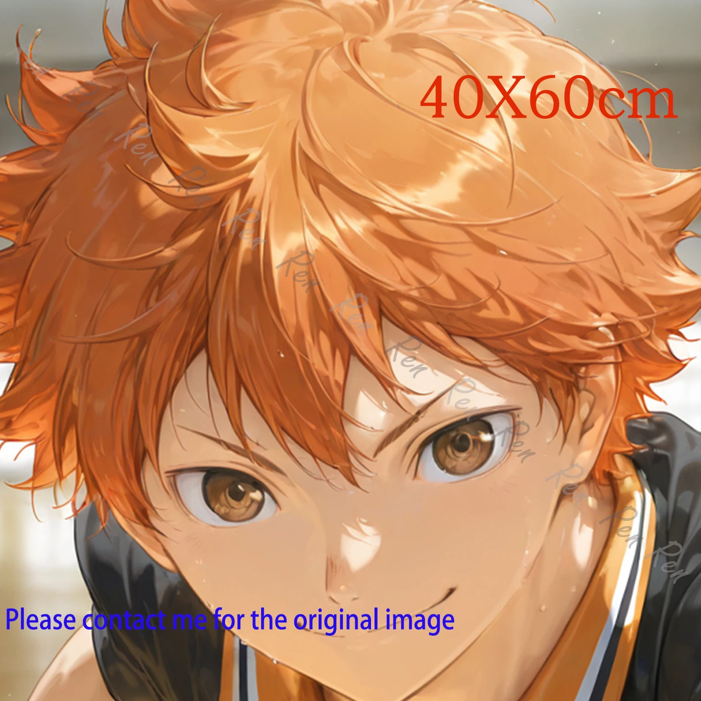 Dakimakura Anime Hinata Shoyo Pillow Cover Sofa Cushion Double-side Print Throw Pillow Case 40X60cm