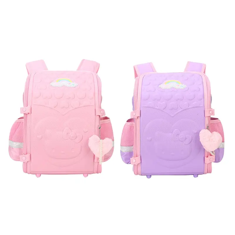 Sanrioed Hello Kitty Anime Cute Large Capacity Children Backpack Schoolbags Student Cartoon Shoulder Bag Travel Gift for Friend