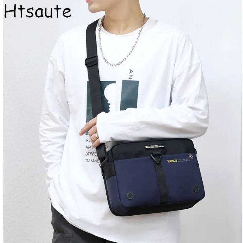 جديد عادية بسيطة الرجال حقائب كتف متعددة الوظائف حقيبة يد صغيرة الذكور عبر حقيبة الترفيه حقيبة رياضة الجري حقائب كروسبودي #1