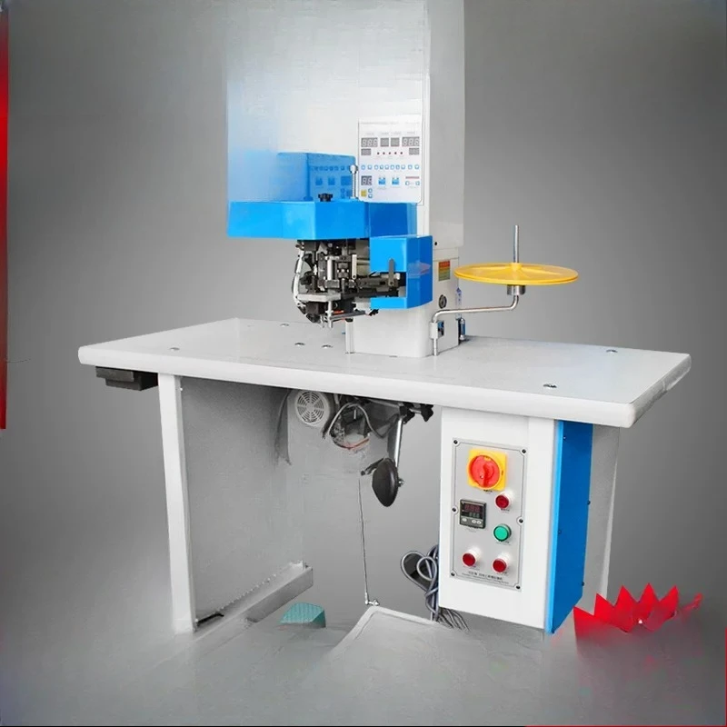 Automatic glue zipper machine, hand bag, wallet automatic zipper machine