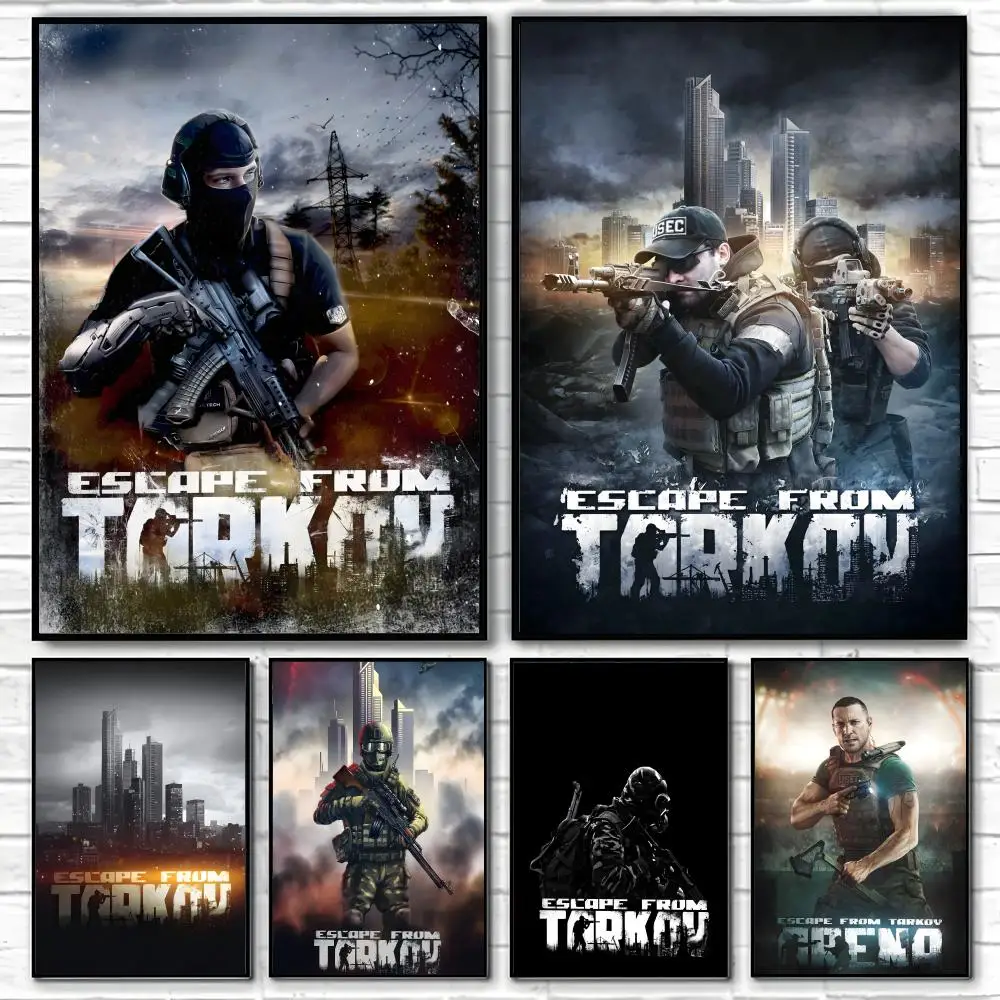 Game Escape from Tarkov Poster Classic poster and wall art prints are suitable for living rooms, bedrooms,and home