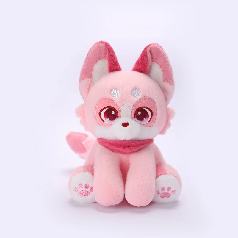 

35 см плюшевая игрушка с рисунком лисы для детей, мягкая мягкая подушка для сна, кукла, подарок на день рождения для девочек, детская игрушка для успокоения