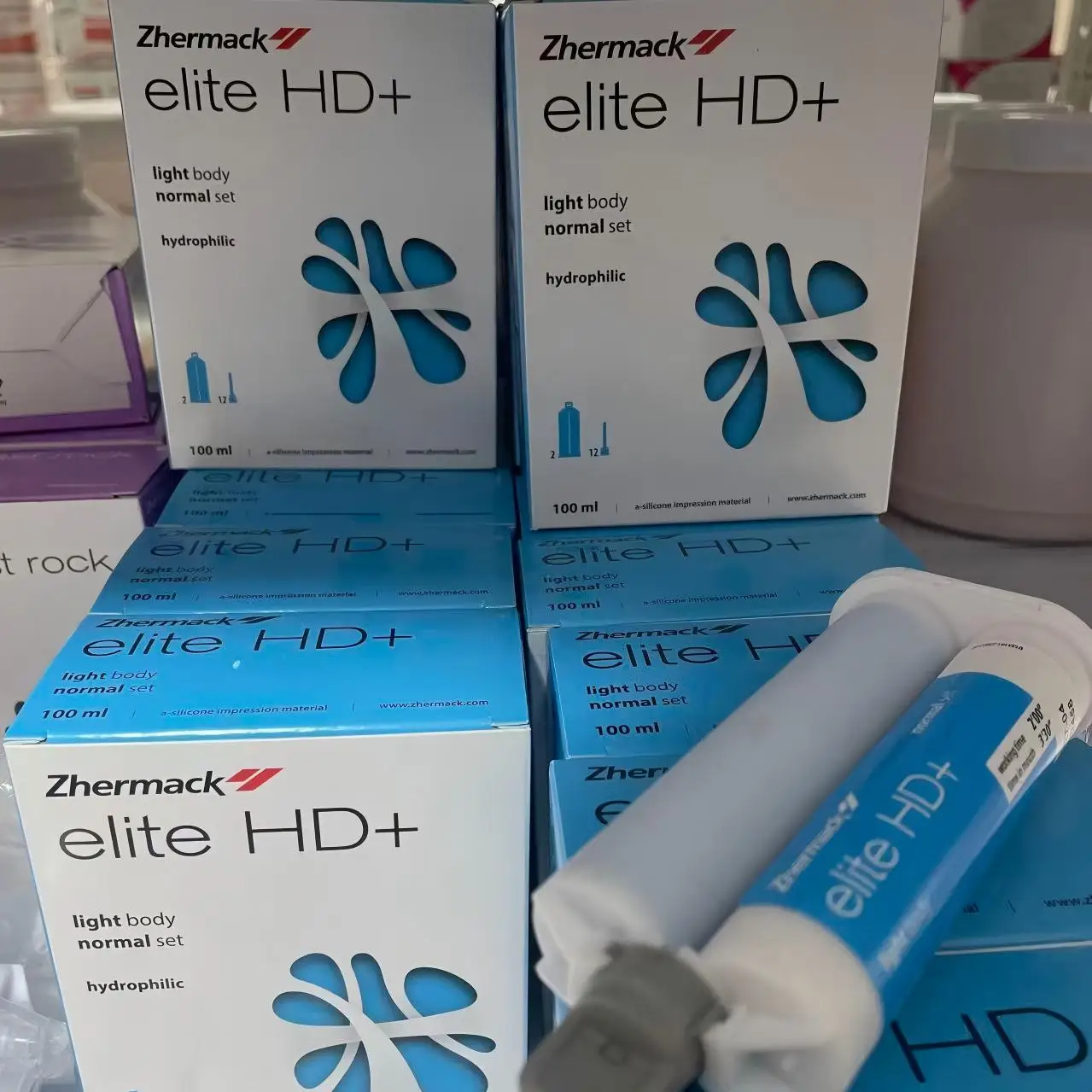 Zhermack Dental Impression Material Silicone Hydrophilic Alginate Teeth Molding Moulding Materials Systems Bite Registration