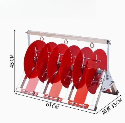 

Wire pay-off rack Pay-off tray Folding power tool