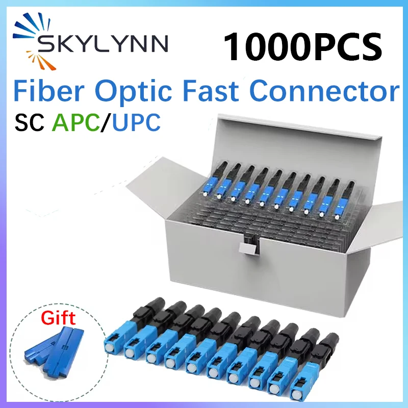 1000PCS SC/APC SC/UPC Fibre Optic Quick Connectors for FTTH Fibre Optic Networks .Gamble on Factory Dignity Guaranteed Quality!