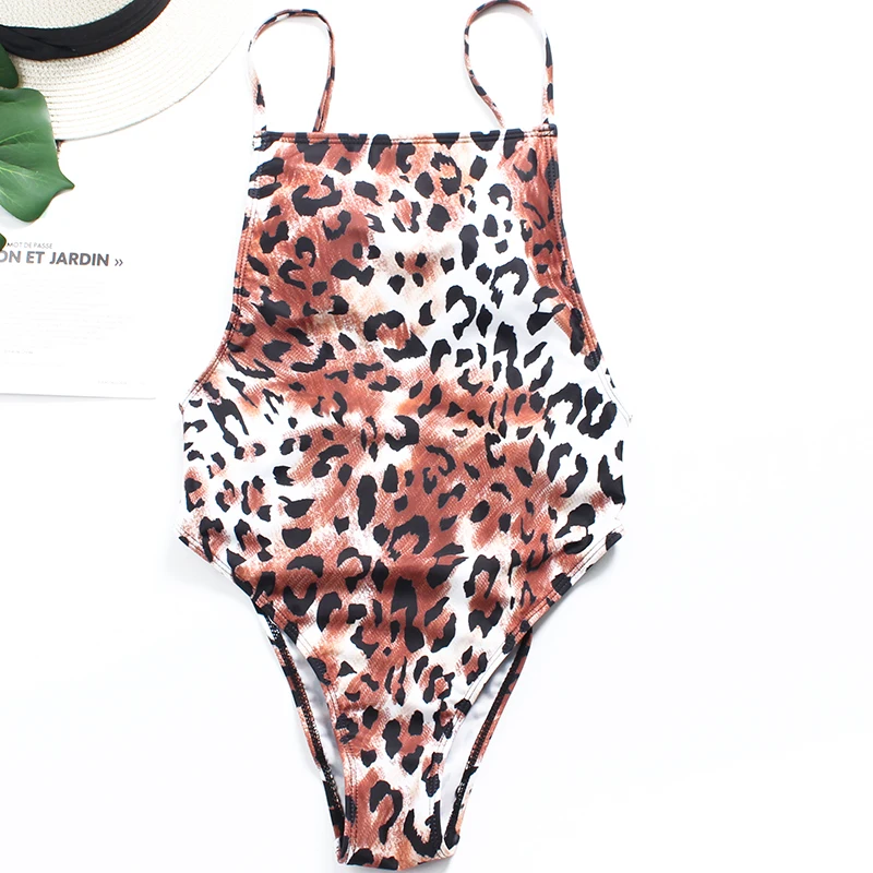 Push Up One Piece Swimsuit Women 2023 Cut Out Swimwear Female Beachwear XL Halter Monokini Women Swimsuit One Piece